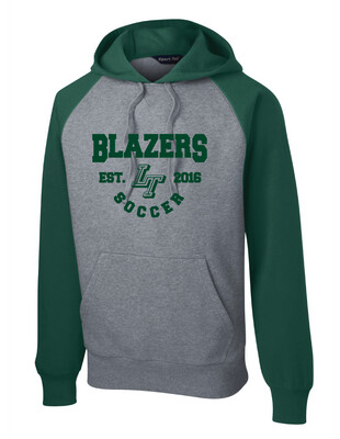 Lebanon Trail Boys Soccer - EST - Raglan Hoodie