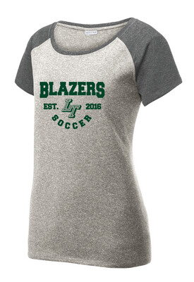 Lebanon Trail Boys Soccer - EST - Heather Scoop Neck