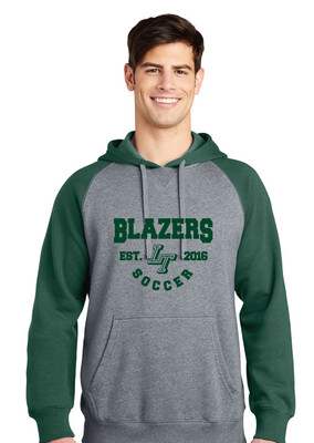 Lebanon Trail Boys Soccer - EST - Raglan Hoodie