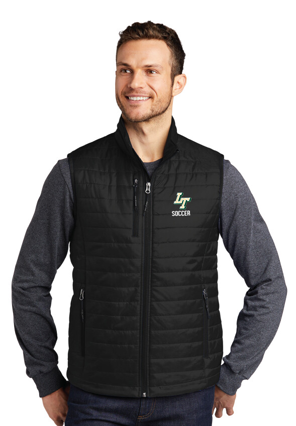 Lebanon Trail Boys Soccer - Mens Packable Puffy Vest