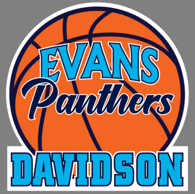 Evans Panthers - Basketball Yard Sign