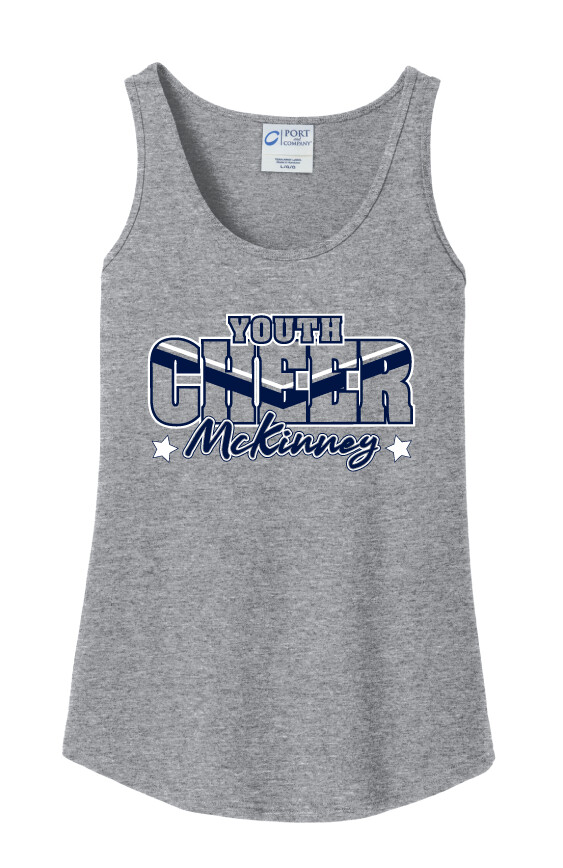 MSC Cheer - Big Cheer - Cotton Tank, Garment Color: Athletic Heather