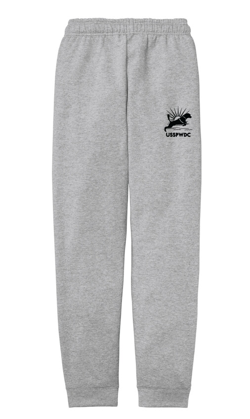 USSPWDC - Sunrise Dog - Joggers, Garment Color: Athletic Heather