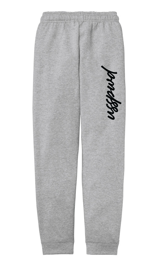 USSPWDC - Distressed Script - Joggers, Garment Color: Athletic Heather