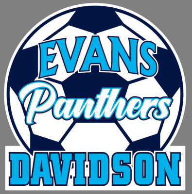 Evans Panthers - Soccer Yard Sign