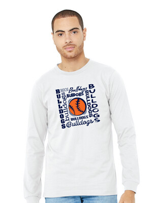 North Softball - Words - Bella+Canvas Long Sleeve