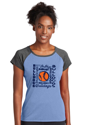North Softball - Words - Heather Scoop Neck