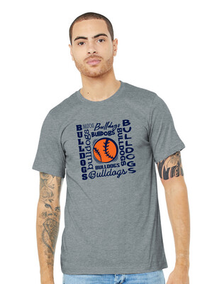North Softball - Words - Bella+Canvas Short Sleeve