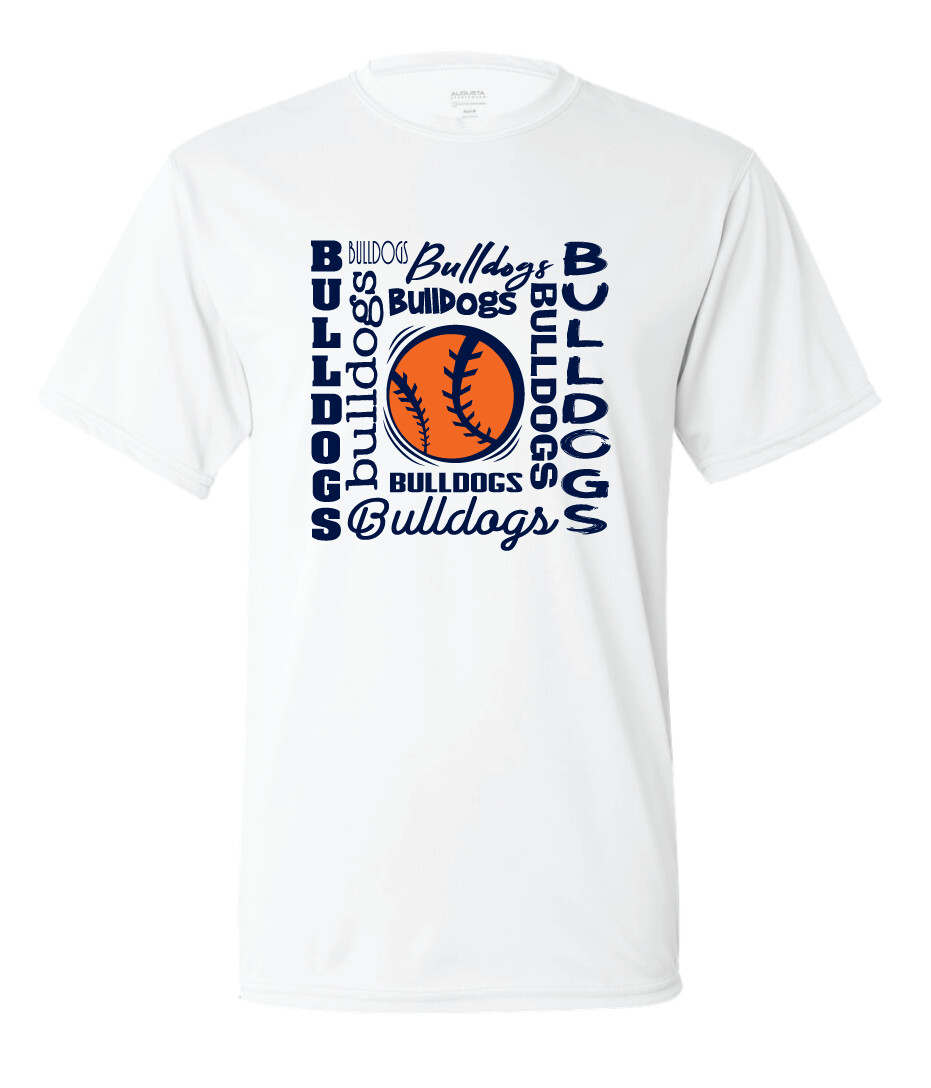 North Softball - Words - Short Sleeve, Color: White