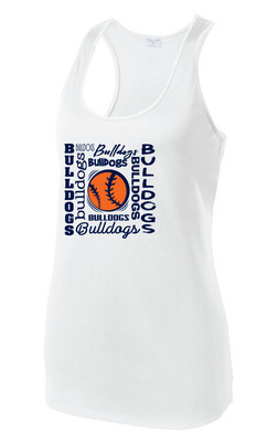 North Softball - Words - Dri-Fit Racerback Tank