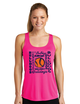 North Softball - Words - Dri-Fit Racerback Tank