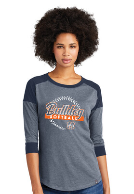 North Softball - Big Laces - 3/4-Sleeve Raglan Tee
