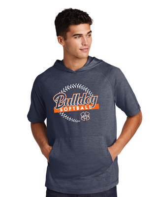 North Softball - Big Laces - Tri-Blend Short Sleeve Hoodie