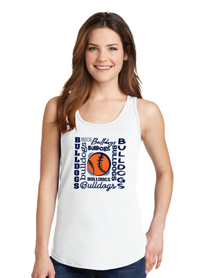 North Softball - Words - Cotton Tank