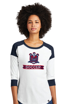 Boyd Soccer - Scarf - 3/4-Sleeve Raglan Tee