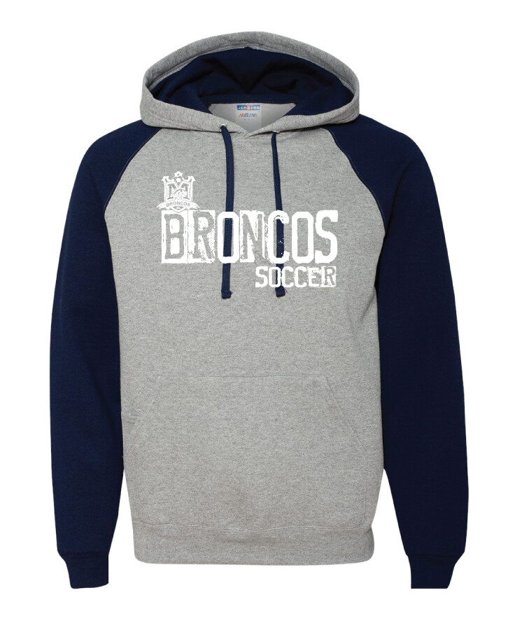 Boyd Soccer - Stamped - Raglan Hoodie, Color: Navy