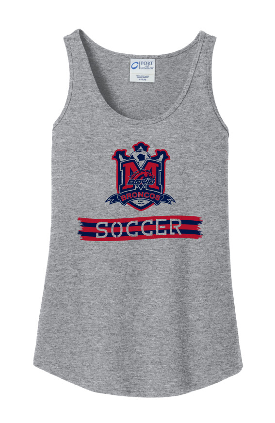 Boyd Soccer - Scarf - Cotton Tank, Color: Athletic Heather