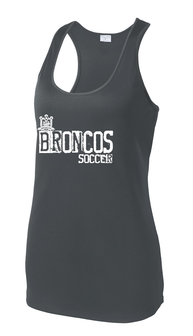 Boyd Soccer - Stamped - Dri-Fit Racerback Tank, Color: Charcoal
