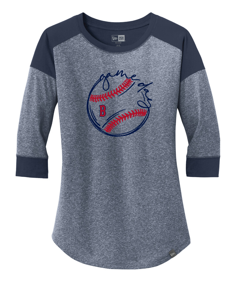 Boyd Baseball - Game Day - 3/4-Sleeve Raglan Tee, Color: Navy / Navy