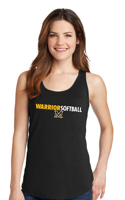 Memorial Softball - Clean Lines - Cotton Tank