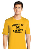 Memorial Softball - Property of (Black) - Dri-Fit Short Sleeve