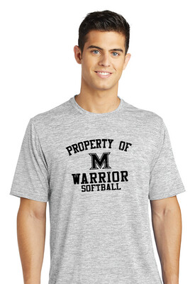 Memorial Softball - Property of (Black) - Electric Dri-Fit Short Sleeve