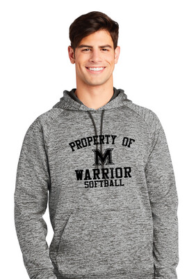 Memorial Softball - Property of (Black) - Electric Dri-Fit Hoodie