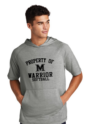 Memorial Softball - Property of (Black) - Short Sleeve Hoodie