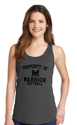 Memorial Softball - Property of (Black) - Cotton Tank