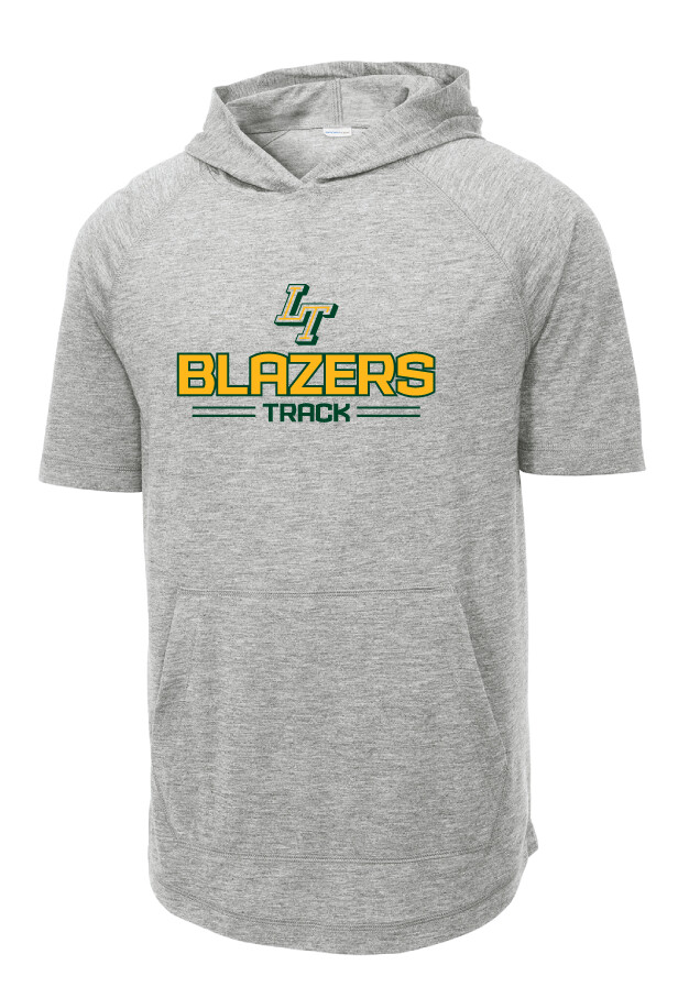 Lebanon Trail TF - Blazers - Short Sleeve Hoodie, Color: Light Grey Heather