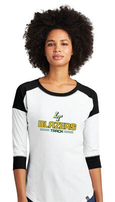 Lebanon Trail TF - Blazers - 3/4 Sleeve Baseball Raglan Tee