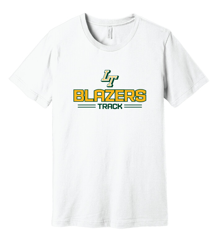 Lebanon Trail TF - Blazers - Bella+Canvas Short Sleeve, Color: White