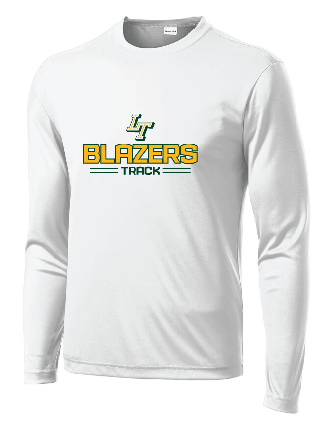 Lebanon Trail TF - Blazers - Dri-Fit Long Sleeve, Color: White