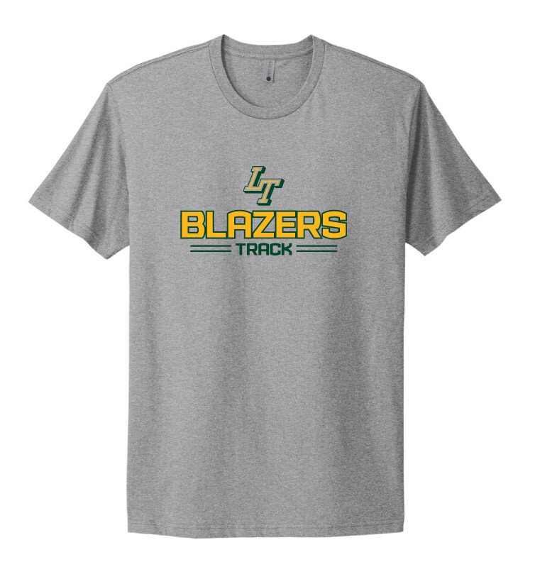 Lebanon Trail TF - Blazers - Next Level Short Sleeve, Color: Heather Grey