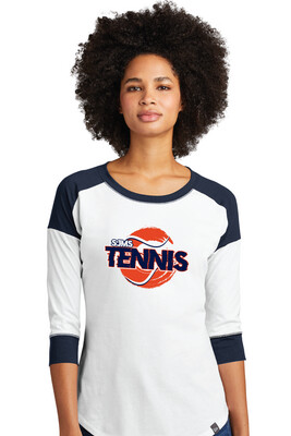 Johnson - Tennis - 3/4 Sleeve Raglan Tee