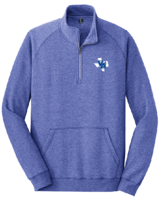 VA AT - Embroidered Quarter-Zip Fleece
