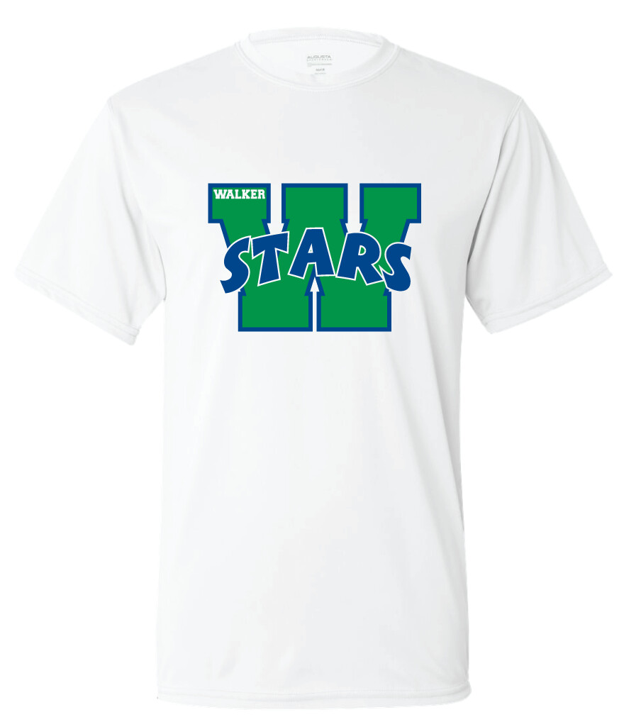 Walker Elementary - W - Short Sleeve, Color: White