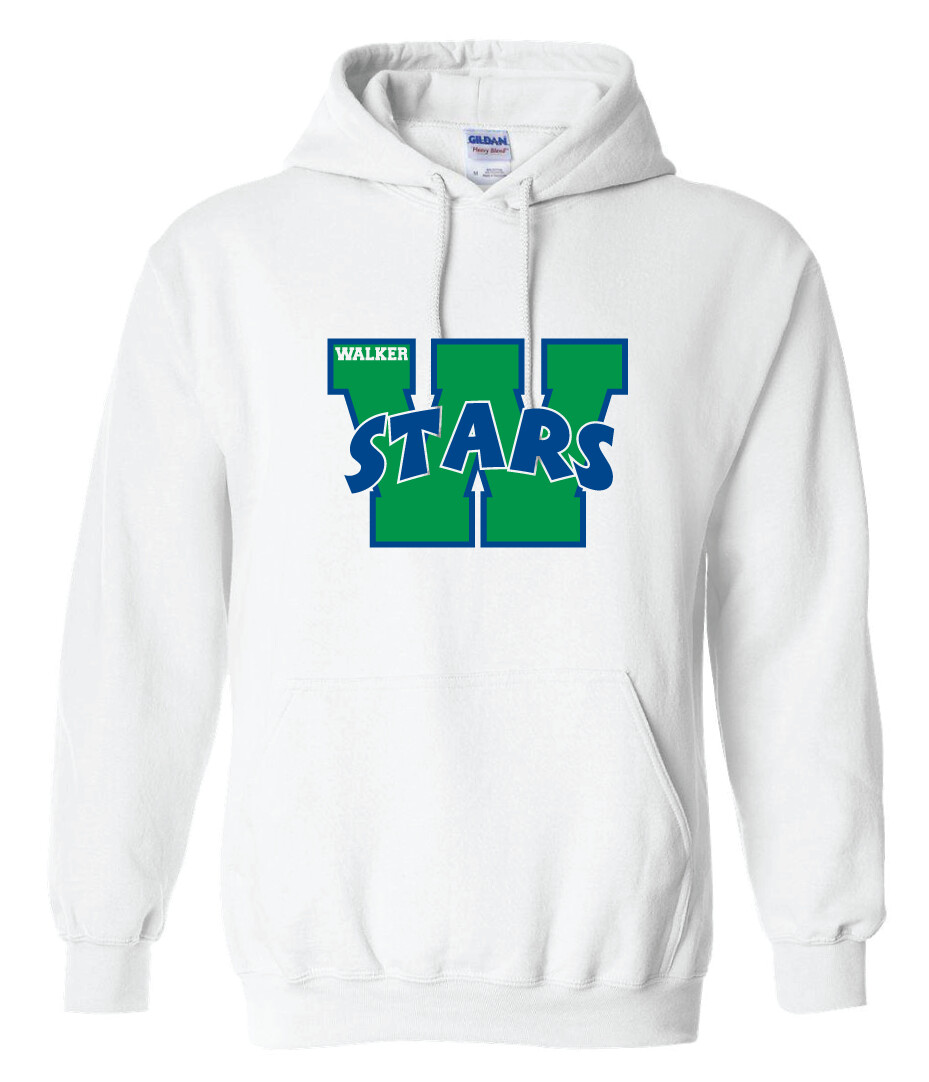 Walker Elementary - W - Hoodie, Color: White