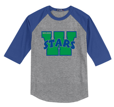Walker Elementary - W - Raglan Baseball