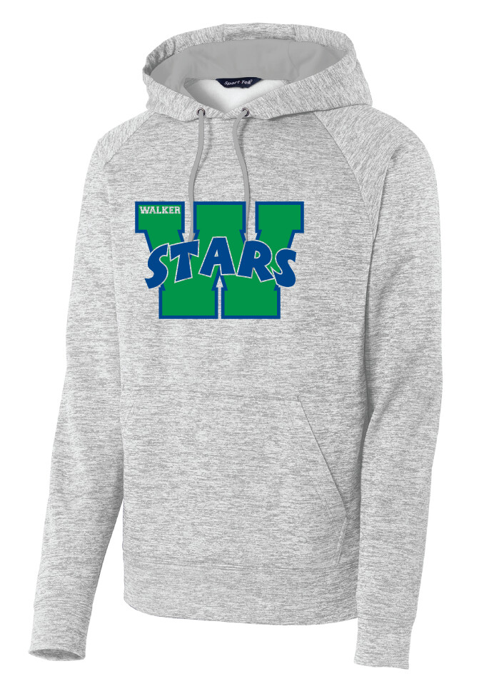 Walker Elementary - W - Electric Dri-Fit Hoodie, Color: Silver