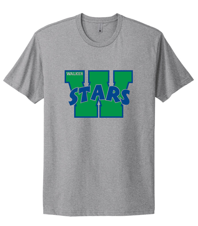 Walker Elementary - W - Next Level Short Sleeve, Color: Heather Grey
