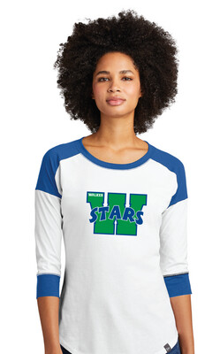 Walker Elementary - W - 3/4 Sleeve Baseball Raglan Tee