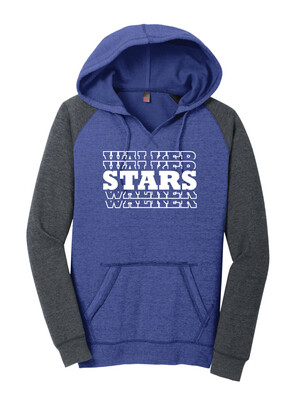 Walker Elementary - Stars - Lightweight Raglan Hoodie