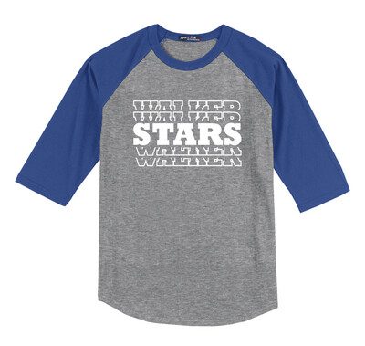 Walker Elementary - Stars - Raglan Baseball