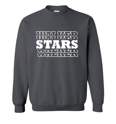 Walker Elementary - Stars - Crew Sweatshirt