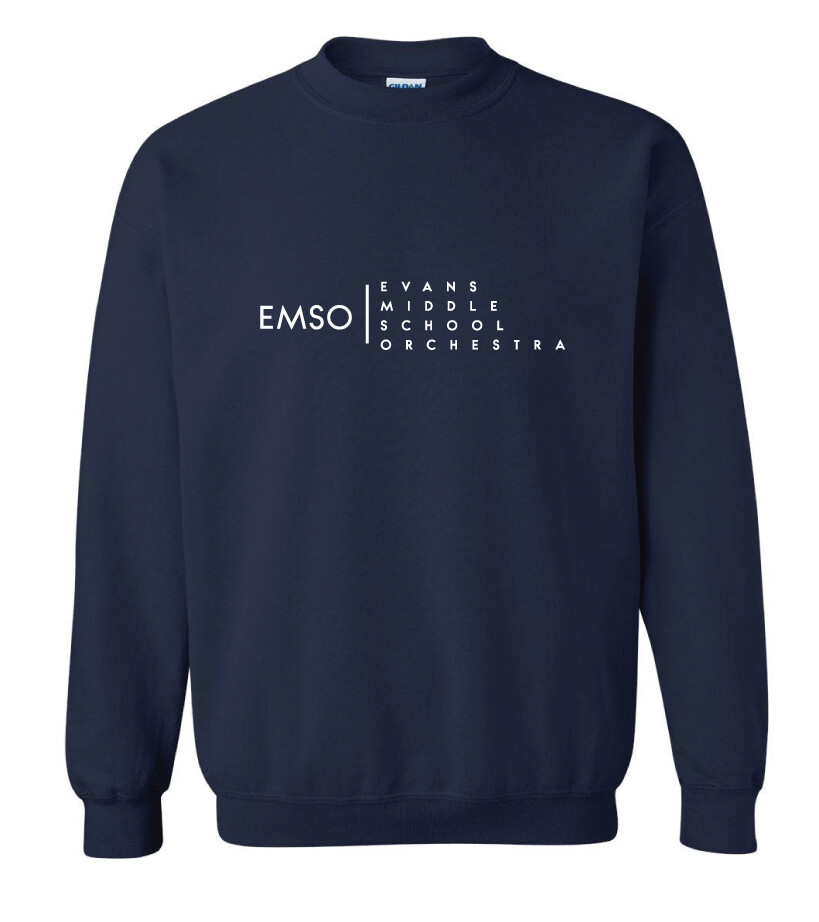 Evans Orchestra - EMSO - Crew Sweatshirt, Color: Navy