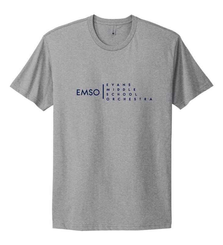 Evans Orchestra - EMSO - Next Level Short Sleeve, Color: Heather Grey