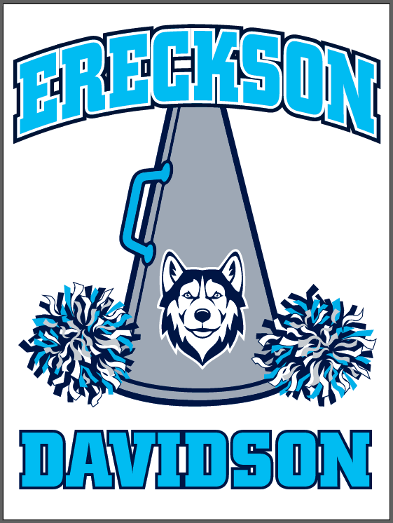 Ereckson Huskies - Cheer Yard Sign