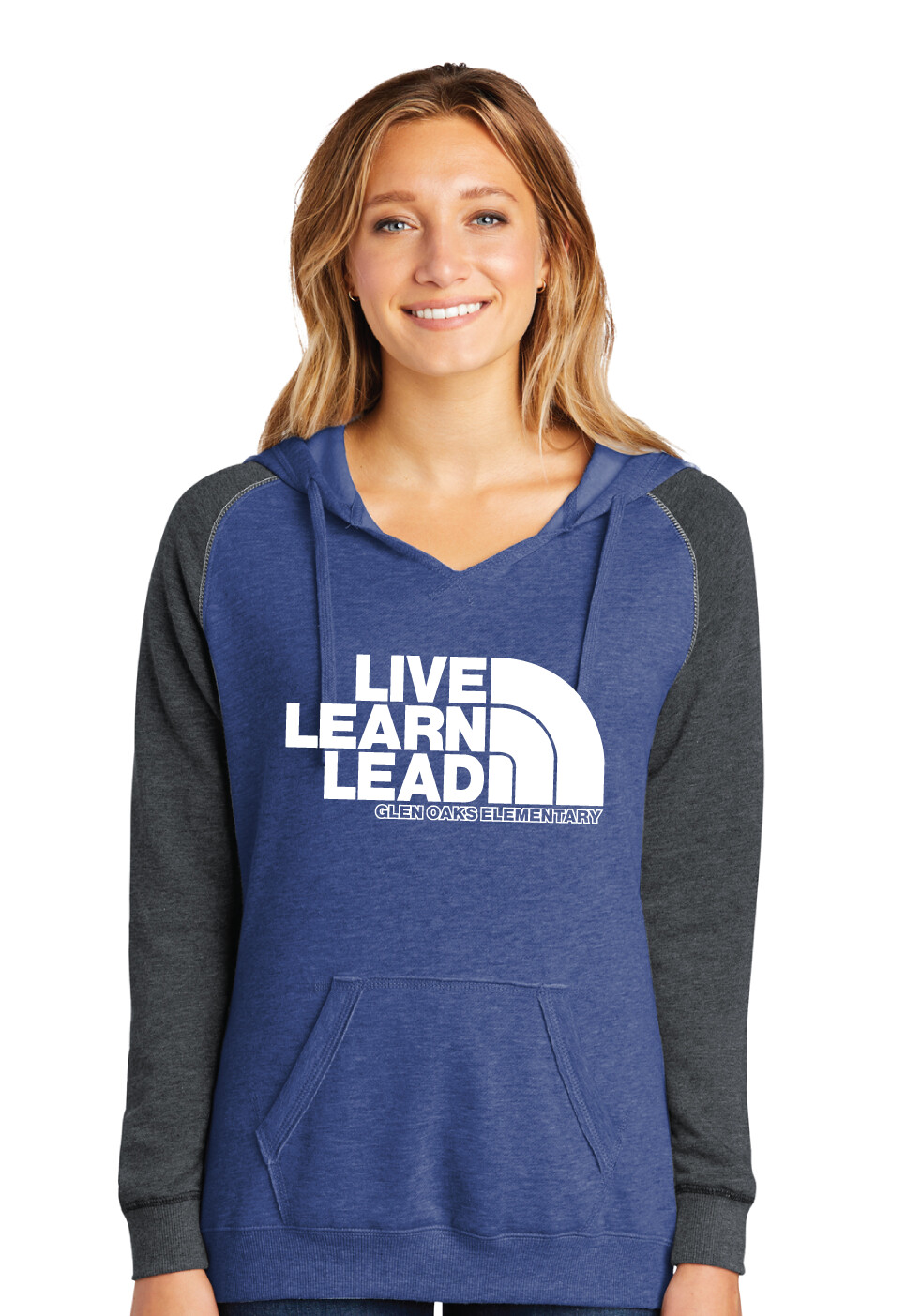 Glen Oaks Elementary - North Face - Lightweight Raglan Hoodie