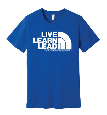 Glen Oaks Elementary - North Face - Bella+Canvas Short Sleeve